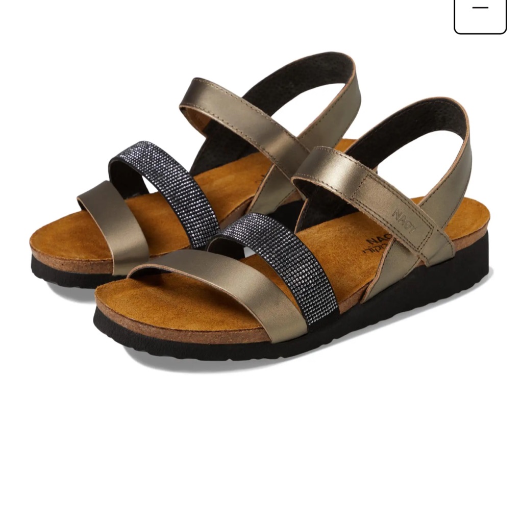 Naot Krista Velcro Sandals Size 9